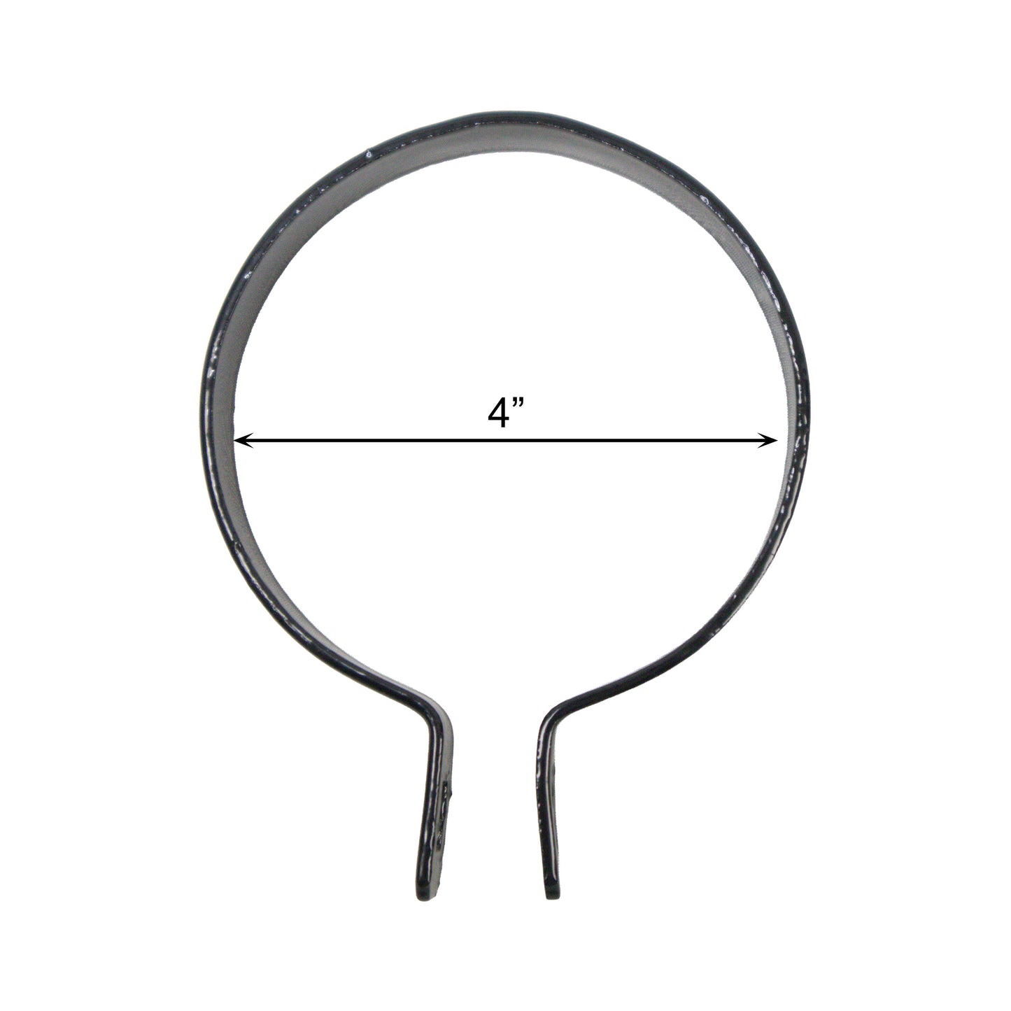 Brace Band Powder Coated Black, 4"