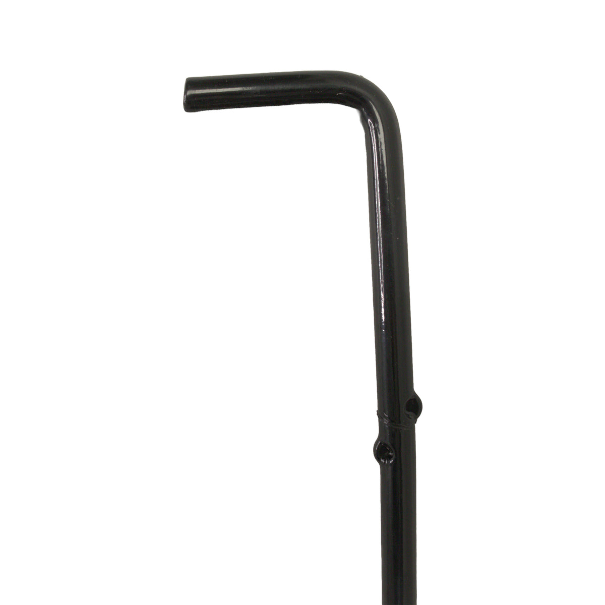 CANE BOLT 18" DROP ROD HDG + POWDER COATED BLACK