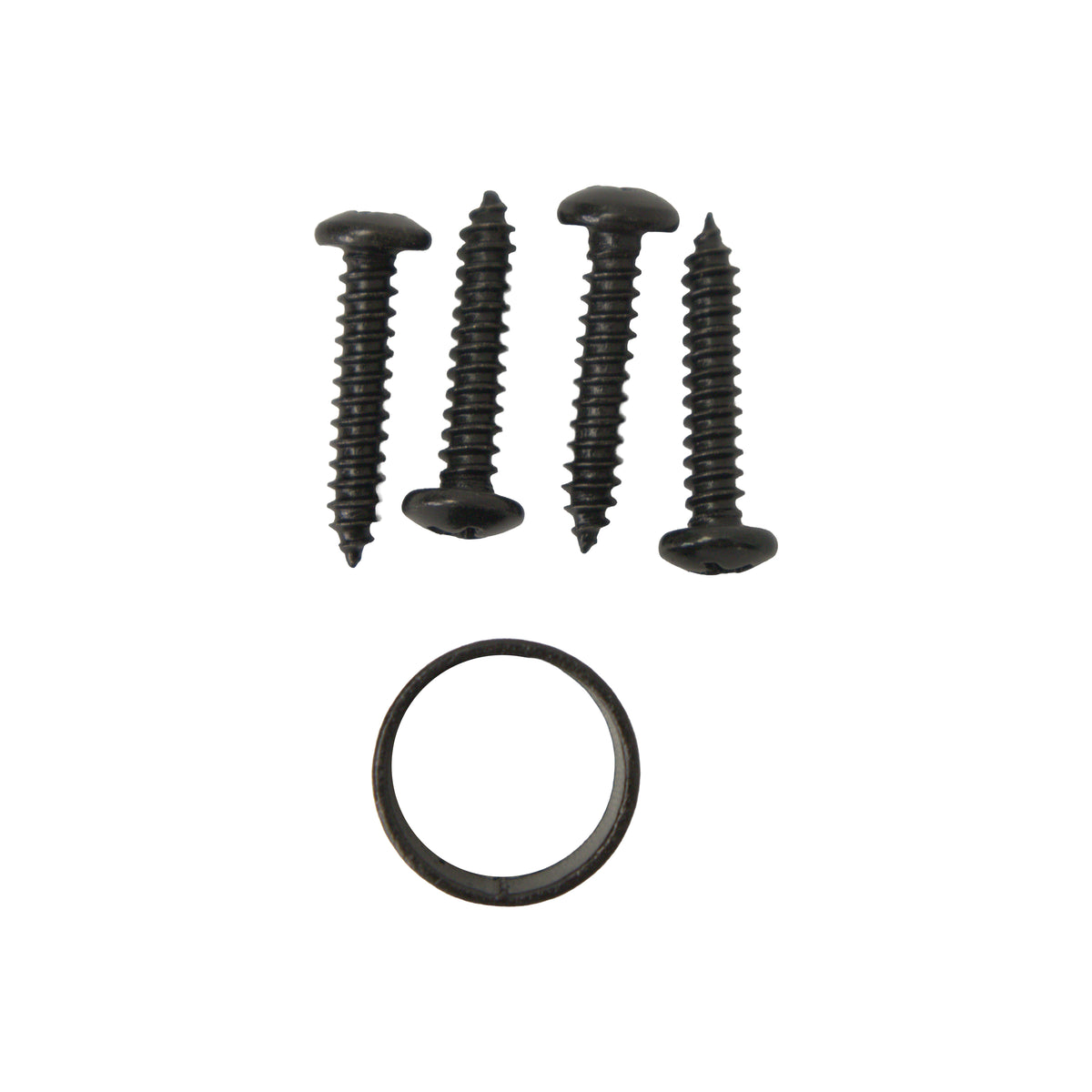CANE BOLT 18" DROP ROD HDG + POWDER COATED BLACK