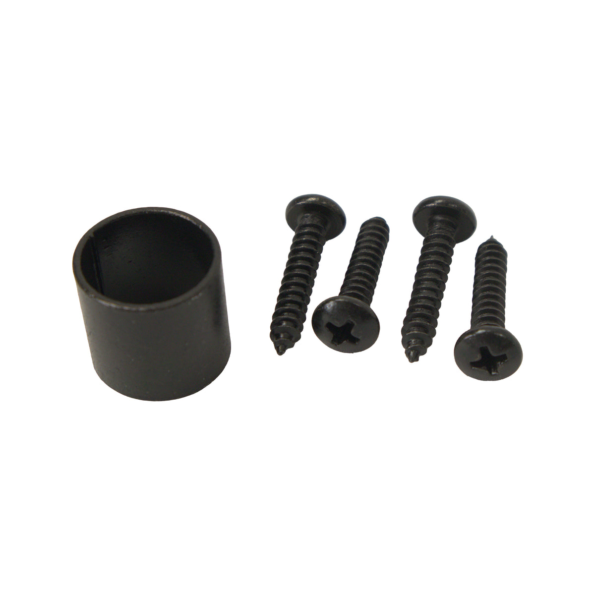 CANE BOLT 18" DROP ROD HDG + POWDER COATED BLACK