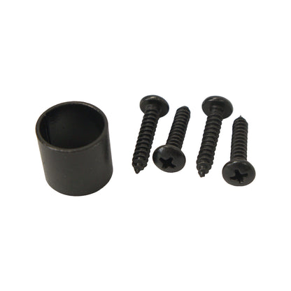 CANE BOLT 18" DROP ROD HDG + POWDER COATED BLACK