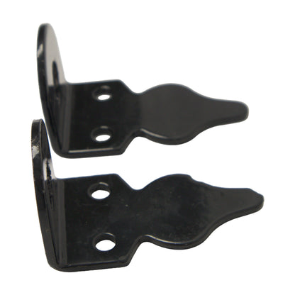 CANE BOLT 18" DROP ROD HDG + POWDER COATED BLACK