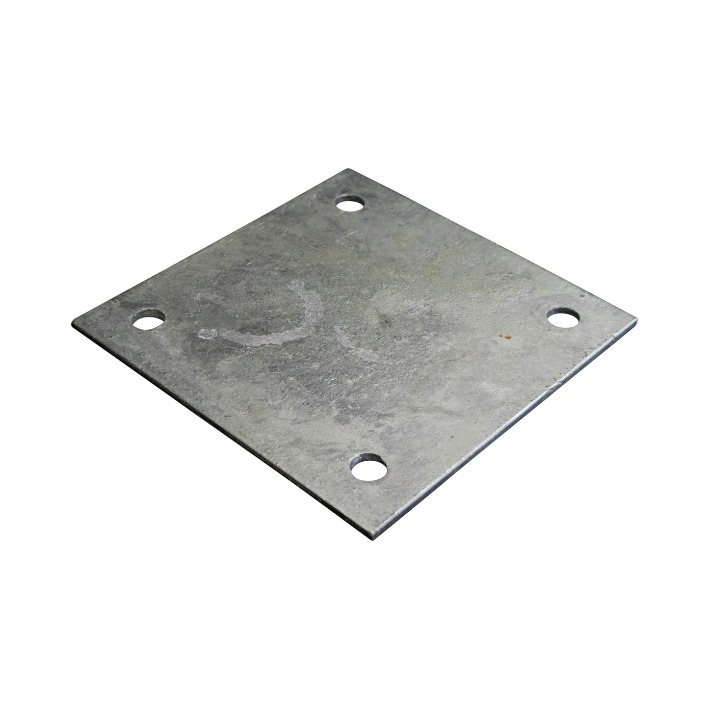 Base/Flange Plate Galvanized, 1/4" x 6" x 6", Pack of 20