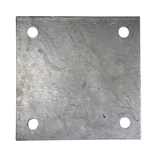 Base/Flange Plate Galvanized, 1/4" x 8" x 8", Pack of 20