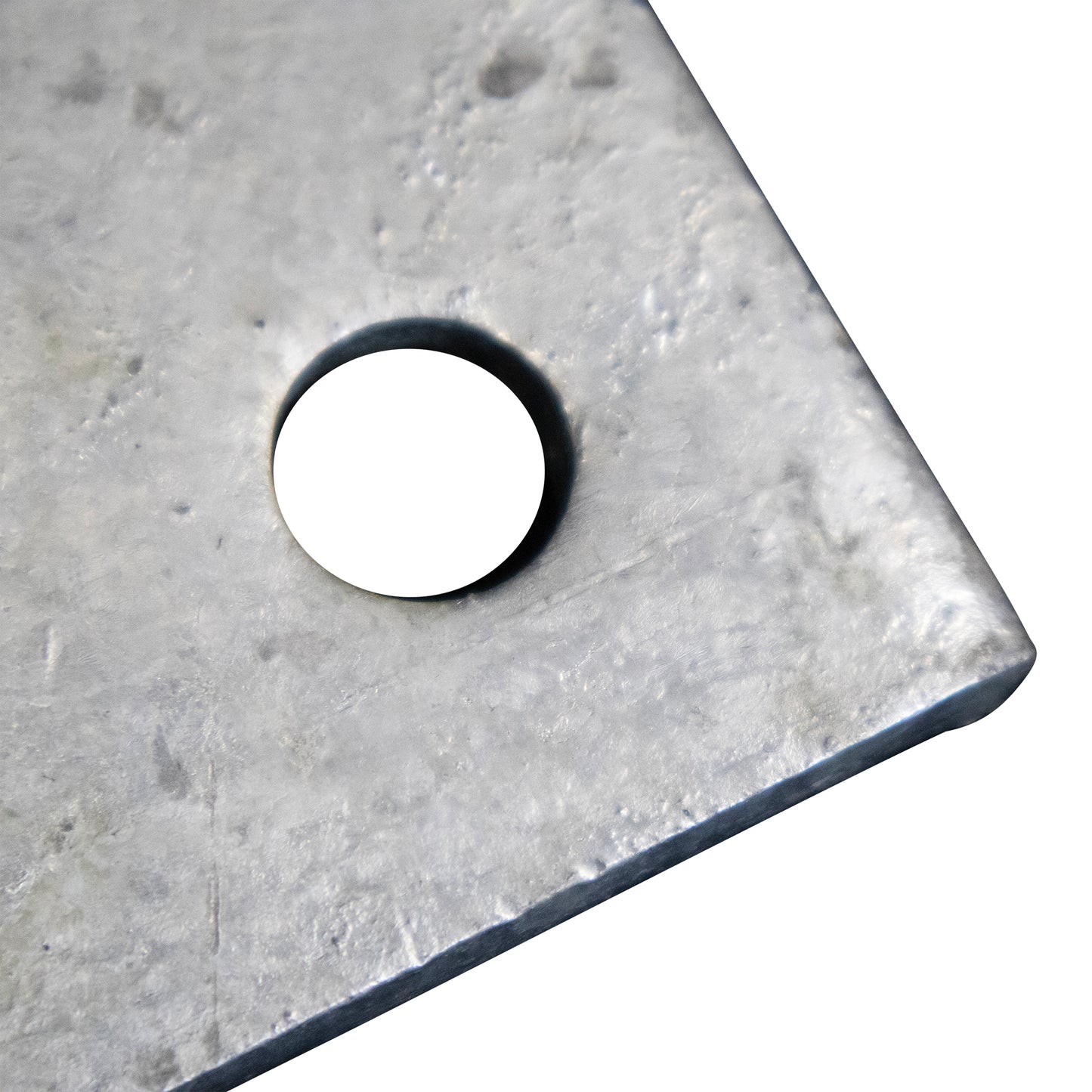 Base/Flange Plate Galvanized, 3/8" x 6" x 6", Pack of 10