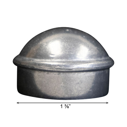 Aluminum DOME CAP, 1 3/8", Pack of 350