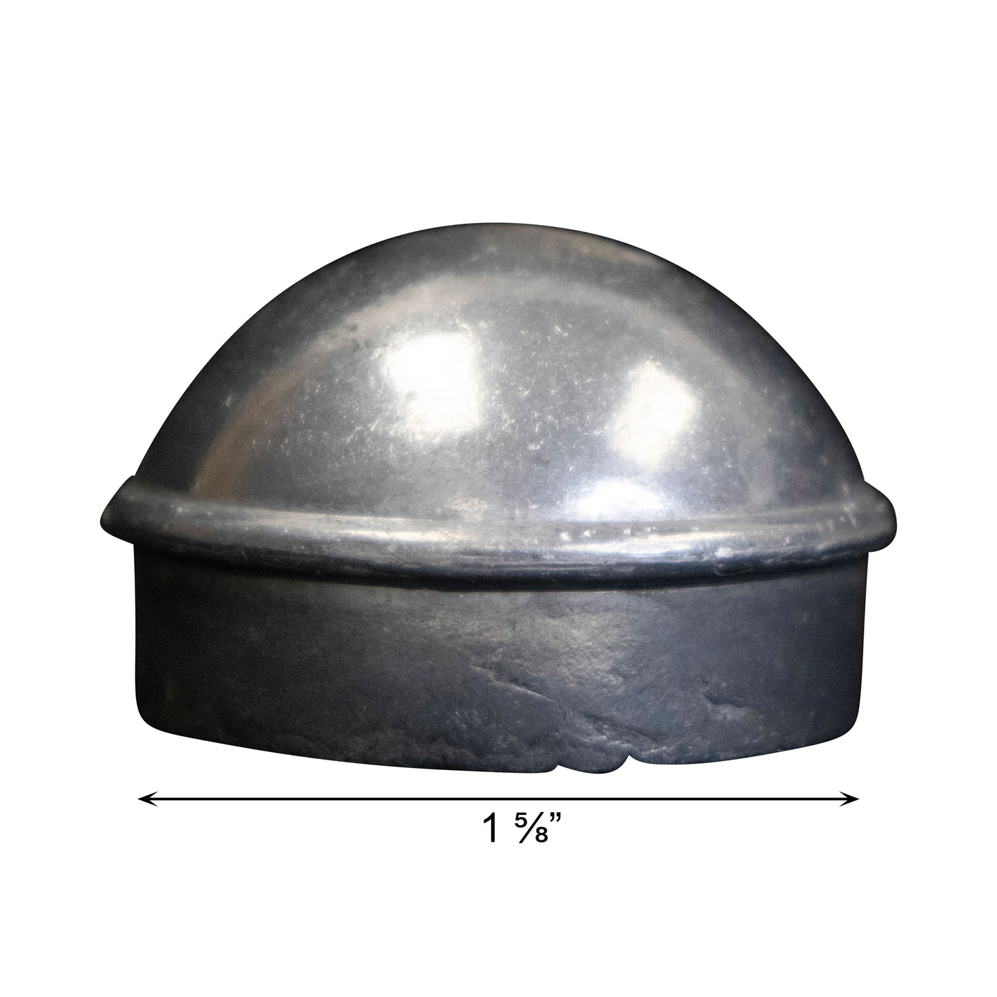 Aluminum DOME CAP, 1 5/8", Pack of 350