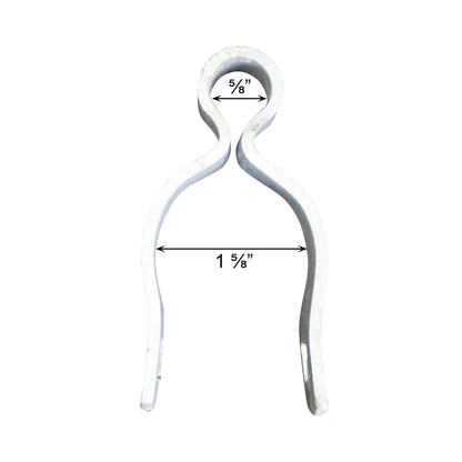 Female Hinge Galvanized 1 5/8" x 5/8", Pack of 100