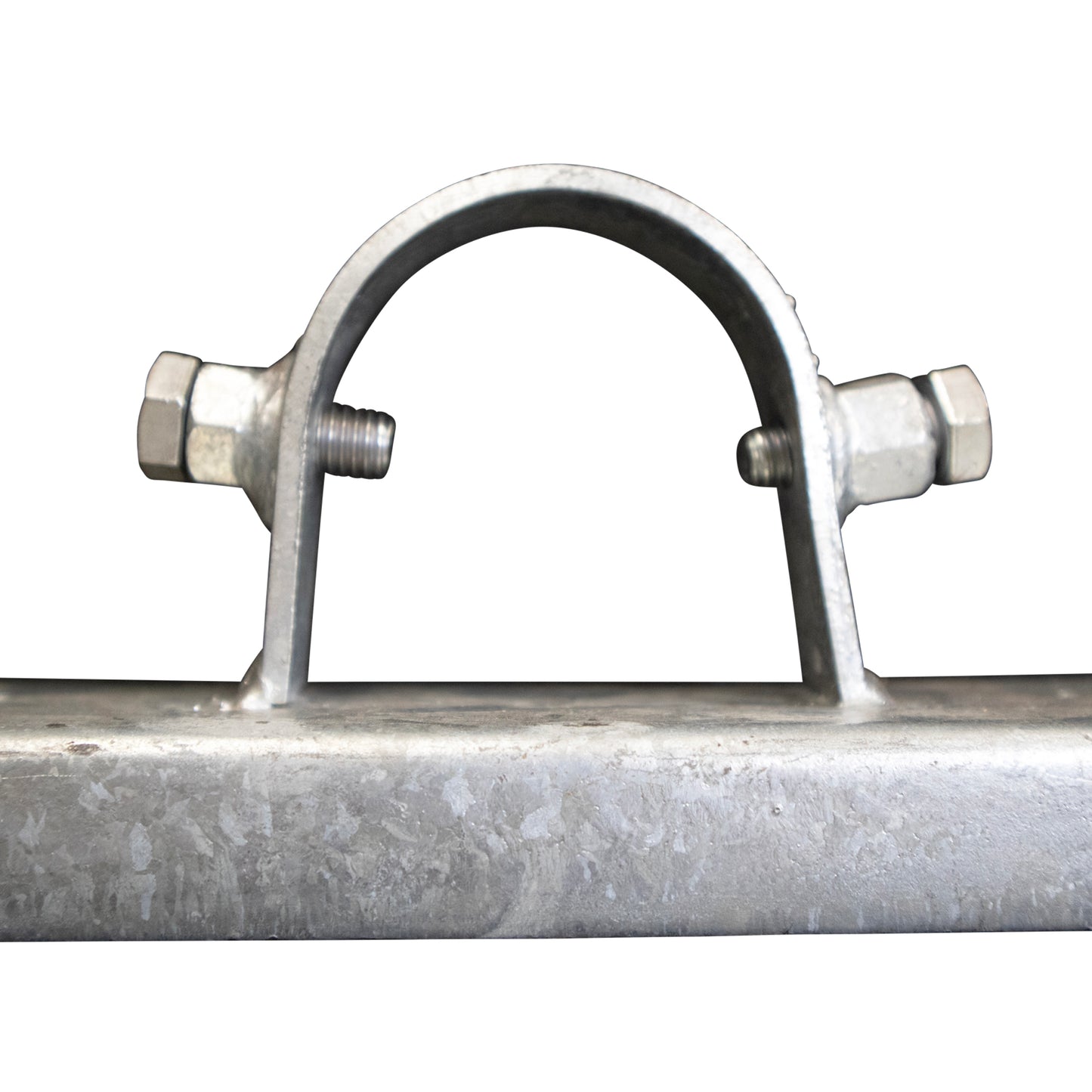 Wood to Steel Adapter (2 Set Screws) Galvanized, 2 1/2" X 6", Pack of 50