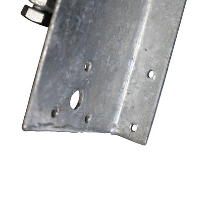 Wood to Steel Adapter (2 Set Screws) Galvanized, 2 1/2" X 6", Pack of 50