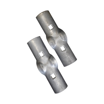 BOULEVARD/LINE RAIL CLAMP Galvanized 1 3/8" x 1 3/8", Pack of 100