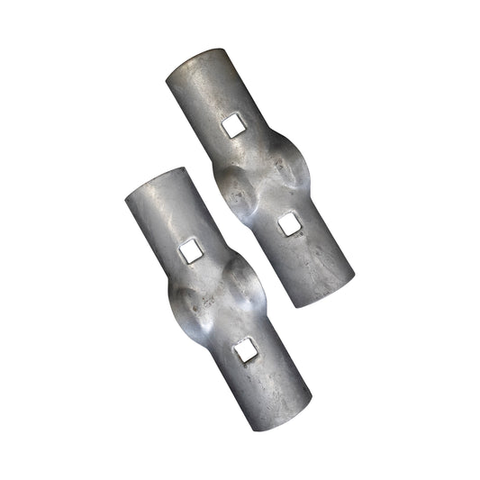 BOULEVARD/LINE RAIL CLAMP Galvanized 1 3/8" x 1 3/8", Pack of 100