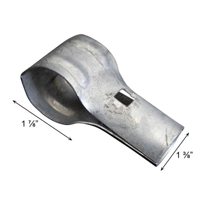 END RAIL CLAMP Galvanized  1 7/8" x 1 3/8", Pack of 100