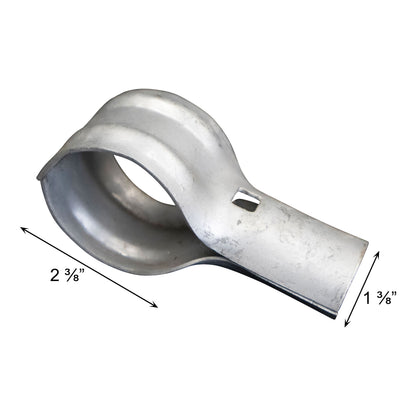 END RAIL CLAMP Galvanized 2 3/8" x 1 3/8", Pack of 100