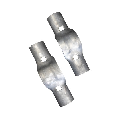 BOULEVARD/LINE RAIL CLAMP Galvanized 2 3/8" x 1 3/8", Pack of 100