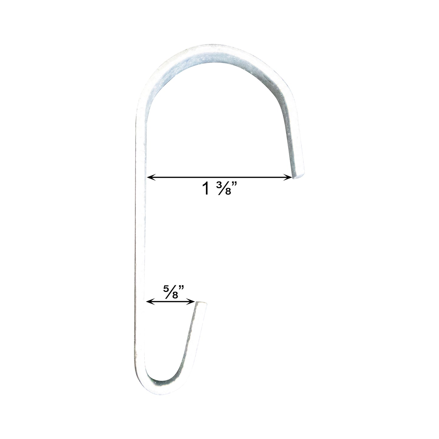 Gate Clips Galvanized, 1 3/8" x 5/8", Pack of 1000