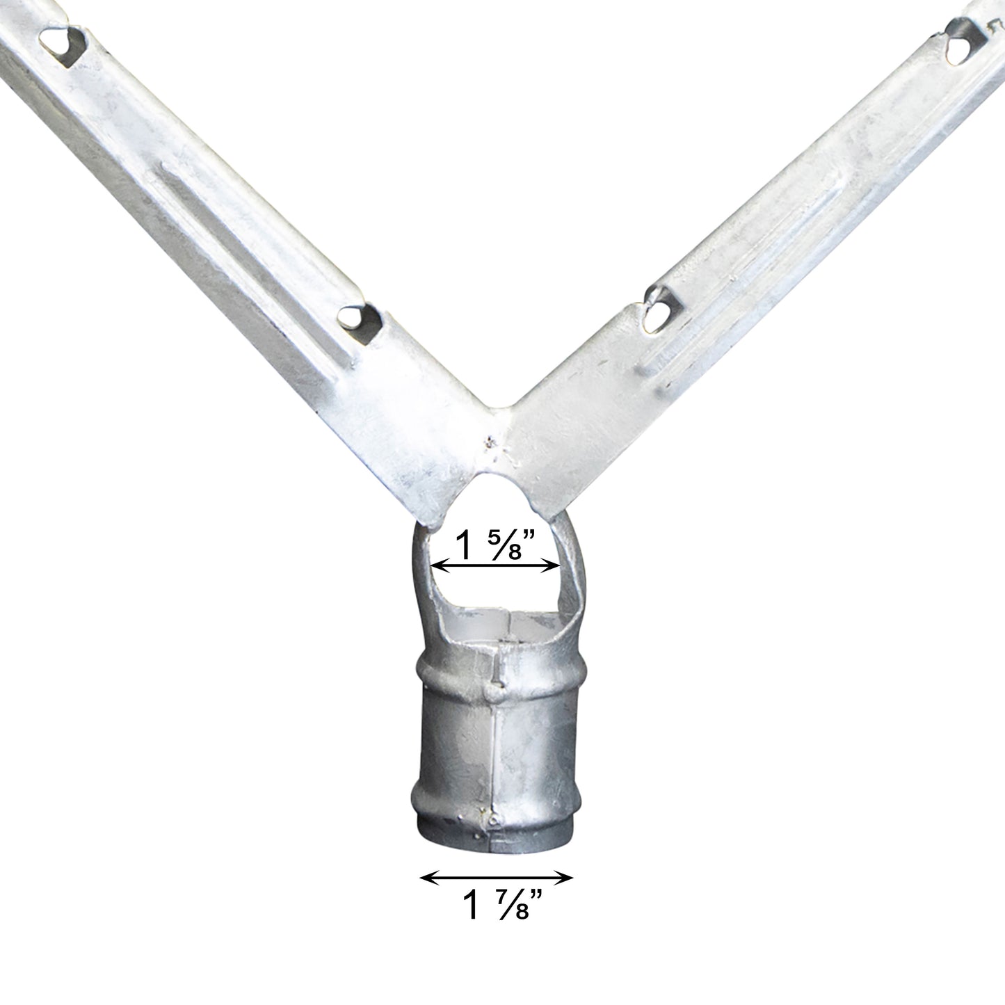 Y Barb Arm Galvanized 1 7/8" X 1 5/8", Pack of 15