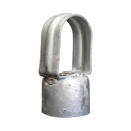 Loop Cap Steel Galvanized, 2 7/8" x 1 5/8", Pack of 50