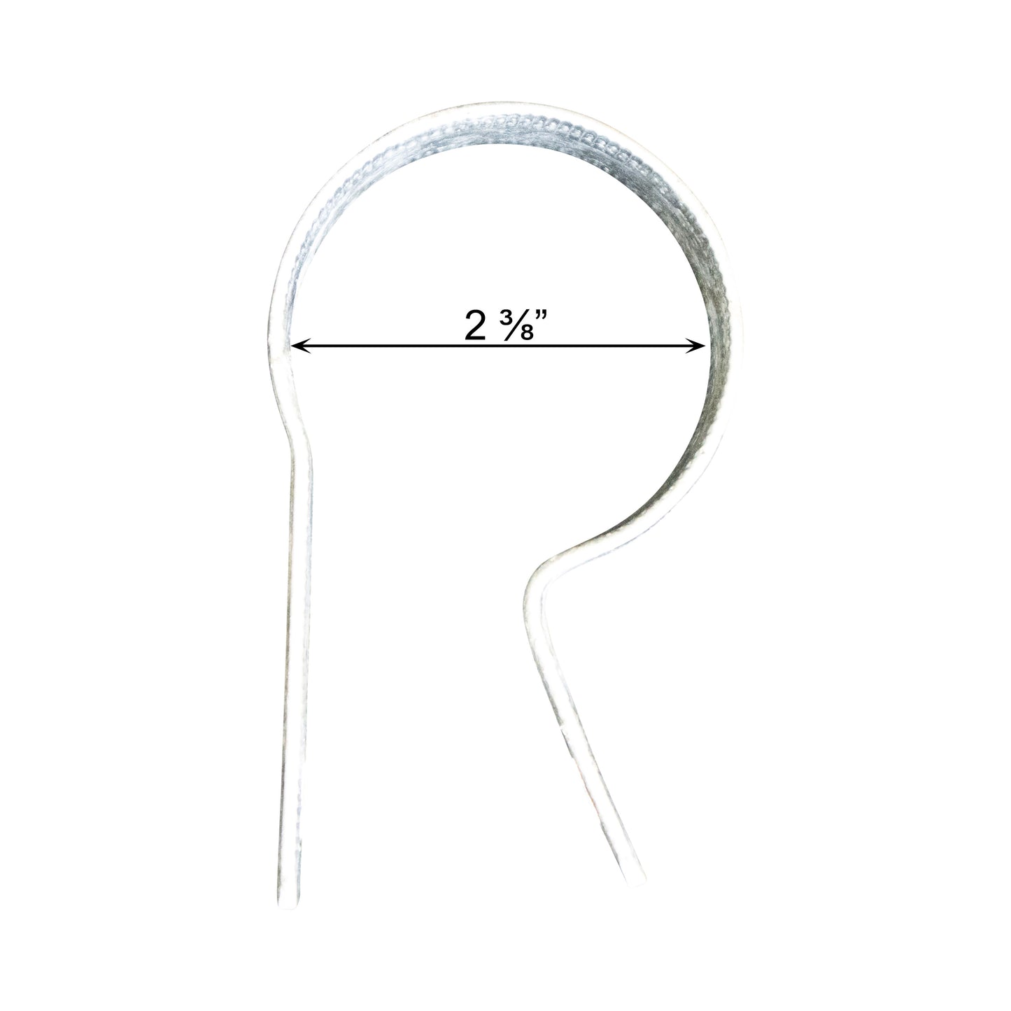 Tension Band (Beveled) Galvanized, 2 3/8", Pack of 250