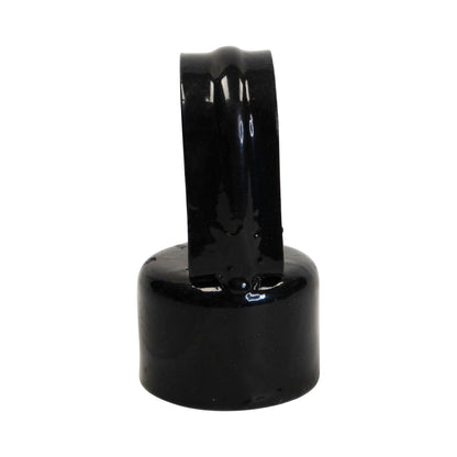 Loop Cap Steel Powder Coated Black, 1 7/8" x 1 5/8", Pack of 50