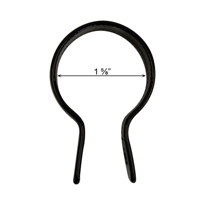 Brace Band (Beveled) Powder Coated Black, 1 5/8", Pack of 250