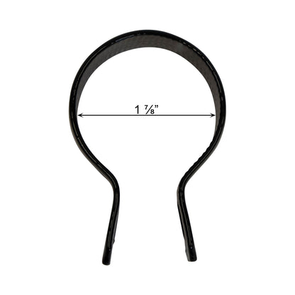 Brace Band (Beveled) Powder Coated Black, 1 7/8", Pack of 250