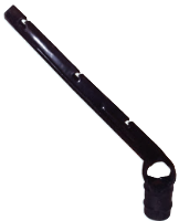 Barb Arm Regular Pwdr Coat Blk, 2 3/8" x 1 5/8", Pack of 25