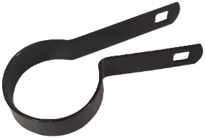 Tension Band Powder Coated Black, 3", Pack of 100